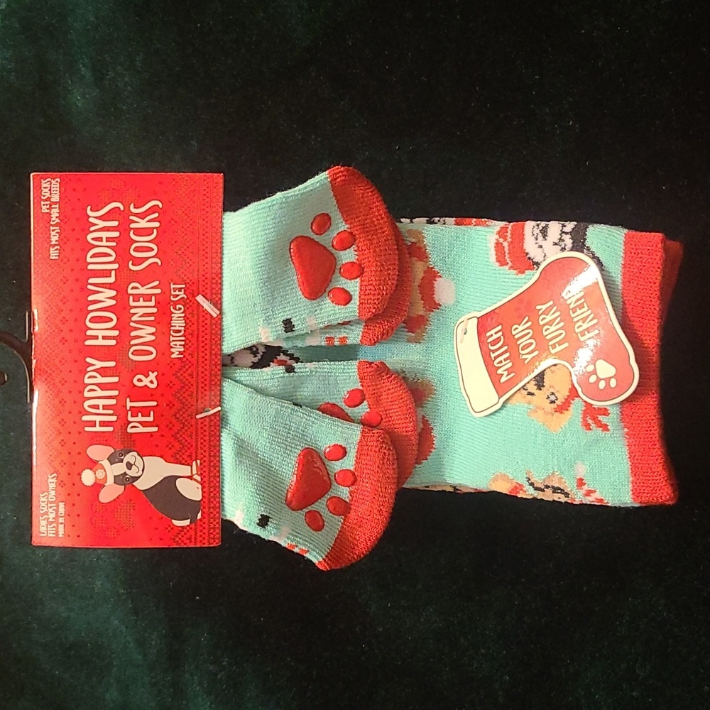 Holiday Pet & Owner Socks